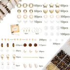 Xylise Jewelry Making Supplies Kit Natural Stone Beads for Irregular Natural Stone with for DIY Craft Bracelet Necklace Earrings for Adults (Tiger's Eye) - color: Tiger's Eye