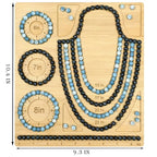 Petoysoso Bead Boards for Jewelry Making, Bamboo Beading Board for Bracelet & Necklace, Beading & Jewelry Making Supplies,Bead Tray - size: Necklace & Bracelet-M3