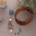 The Beadsmith Square Craft Wire - Soft Temper Beading Wire, Antique Copper Color, 18 Gauge, 7 Yards - color: Antique Copper, size: 18 Gauge, 7 Yard Coil