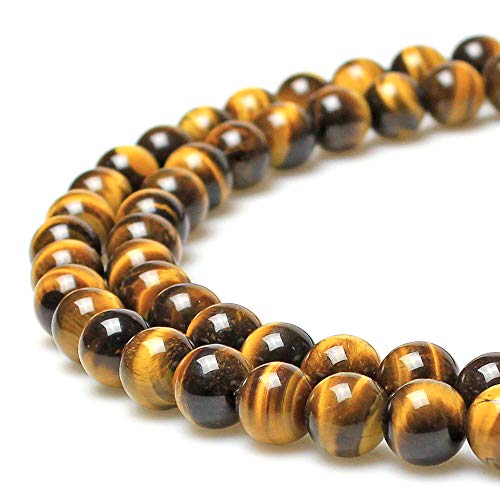 Rare Collection Natural Beads Yellow Tigereye Round Loose Beads for Jewelry Making DIY Bracelet Necklace (16mm) - color: Yellow Tigereye, size: 16mm