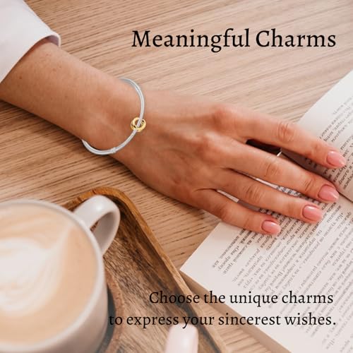 S925 A-Z Bead Charms,Initial Letter Alphabet, 14K Gold Plated, for Bracelet Necklace, Gift for Mothers Nurses Day Graduation Birthday Anniversary, for Girlfriend Family Friend, for Pandora - style: C