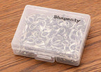 Shapenty Small Metal Alloy Lobster Claw Clasps Clip DIY Necklace Jewelry Finding Making Accessories Fastener Hook, 12mmx6mm, 100PCS (Nickel) - color: Nickel