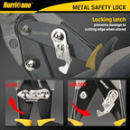 HURRICANE 10 Inch Aviation Tin Snips, Straight Cut Shears for Sheet Metal, Aluminum, Gutter & DIY Projects, Regular Straight Cutting Sheet Metal Cutter - size: 10 Inch Regular: Straight Cut