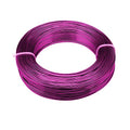 3mm Aluminum Craft Wire, 50 Feet 9 Gauge Bendable Anodized Metal Wire for Sculpting, Jewelry Making, Armature Making, Wire Weaving and Wrapping - size: 3mm, style: Purple