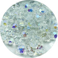 Crystal Glass Beads 400 Pieces 4mm Round Faceted Glass Spacer Beads for Jewelry Making Bracelet Earring Necklace DIY Craft Supplies(Crystal Clear AB) - color: Crystal Clear AB, size: 4mm