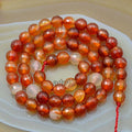 AD Beads Natural Gemstones Faceted Round Spacer Loose Beads 15.5'' 4mm to 10mm (6mm, Faceted Pink Agate) - color: Faceted Pink Agate, size: 6mm