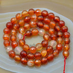AD Beads Natural Gemstones Faceted Round Spacer Loose Beads 15.5'' 4mm to 10mm (6mm, Faceted Pink Agate) - color: Faceted Pink Agate, size: 6mm