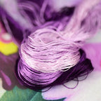8 Skeins Mulberry Silk Floss Embroidery Thread Floss-Cross Stitch Threads China Silk Woven Jewelry Threads DIY Sewing Kits (17) - color: 17