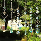 DIY Suncatchers, 400 pcs Sun Catchers Making Supplies Kit Art and Crafts for Adults Prism Hanging Decorative Suncatcher with Crystals Rainbow Maker for Indoor Windows Office Home Decor