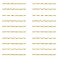 60 Pcs Necklace Extension Chain Metal Silver Gold Twist Removable Tail Extender Chains for Jewelry Making Bracelet Anklet Keychain DIY Kit (Gold, 7 cm) - color: Gold, size: 7 cm