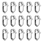 15PCS 18MM Lobster Clasps 316 Stainless Steel Lobster Claw Clasps Bulk for Necklace Bracelet Jewelry Making DIY Craft - color: Stainless Steel, size: 18MM