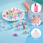 Craftdady Resin Plastic Miniature Food Snack Pendants Charms Ice Drink Juice Pendants Cute Bottle Fruit Keychain Charms Hang Ornament for DIY Craft Earring Bracelet Necklace Jewelry Making - color: Mixed Color Bubble Tea (24 Styles)