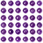 QINJIEJIE 100PCS Amethyst Beads 8mm Natural Stone Beads Round Loose Gemstone Bead for Bracelet Beading Crystal Jewelry Making DIY Necklace Earrings 0.32" - color: Amethyst, size: 100PCS