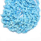 7-8mm Natural Blue Turquoise Gemstone Chips Loose Beads Semi Precious for Jewelry Making DIY Handmade Craft Supplies 1 Strand per Bag Approxi 34" - color: Blue Turquoise