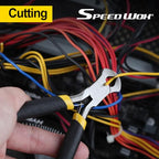 SPEEDWOX End Cutting Pliers Mini End Nippers 4 Inches Mini End Cutters Micro End Cutting Nippers Small Wire Cutter with Spring Fine Precision Professional Beading Tools for Pulling Nails Brads - size: End Nippers