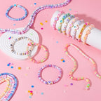 Pandahall 10 Strands 6mm Polymer Clay Beads Colorful Flat Pearlized Heishi for Friendship Bracelet Kit, Necklaces, Earring Jewelry Supplies - color: 10 Colors - Pearlized