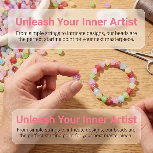 CZZZY 100g 10mm Lotus Seed Pod Acrylic Beads, Iridescent Mixed Color Loose Beads，Macaron Coloured Cute Beads,Macaron Coloured Cute Beads for DIY Jewelry Making (Mix)