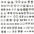 stino Paired Silver Metal Spacer Beads for Jewelry Making, Bracelet Earrings Necklace Findings & Supplies 512 (Paired (106pcs)) - color: Paired (106pcs)