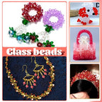 TOAOB 1000pcs Briolette Crystals Glass Beads 4mm 6mm 8mm Rondelle Faceted Spacer Beads Red Loose Beads for Bracelets Necklace Earrings Jewelry Making - color: Red