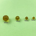 200pcs 6mm Round Crystal Glass Beads Round Faceted Spacer Beads for Jewelry Making Bracelet Earring Necklace Wind Chimes Suncatchers DIY Craft Making Supplies(Coffee Series) - color: Coffee Series, size: 6mm