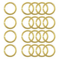 uxcell 20Pcs Open Jump Rings, 20mm/0.79" OD Brass Jump Ring Connectors 2.5mm Thick O Rings for Necklaces Bracelet Jewelry Making Keychain DIY Craft, Gold Tone - size: 20mmx2.5mm