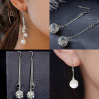 200 Pack Silver Earring Hooks Ear Wires for DIY Jewelry Findings Supplies Fishhook Connector Charm Hooks - color: White Gold
