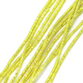 ECYC Ltd 10g 1.5mm French Bullion Wire, Spiral Copper Coil Wire French Coil Embroidery Wire French Metallic Wire Flexible Jewelry Wire for Embroidery, Beading, Jewelry Making, Garment Design - color: Yellow