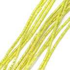 ECYC Ltd 10g 1.5mm French Bullion Wire, Spiral Copper Coil Wire French Coil Embroidery Wire French Metallic Wire Flexible Jewelry Wire for Embroidery, Beading, Jewelry Making, Garment Design - color: Yellow