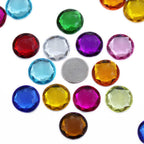 25mm Purple Amethyst .NAT02 Flat Back Round Acrylic Rhinestones Plastic Circle Gems for Costume Making Cosplay Jewels Pro Grade Embelishments - 20 Pieces (Amethyst) - color: Amethyst