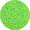 2mm Glass Seed Beads Bulk, Bright Green 12/0 Tiny Round Seed Bead, Small Mini Pony Craft Beads for Bracelet Necklace Wrist Jewelry Making Beading Weaving DIY Crafts Supplies - color: Bright Green