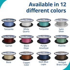 Soft Flex 49 Strand Beading Wire - Medium 0.19 Diameter - 30 Feet Nylon Design Wire - style: Tanzanite