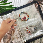 Jewelry Pouch Clear Self Seal Plastic Zipper Bags for Necklace Bracelet Packing Storage Transparent PVC Lock Pouches, Pack of 48 - color: 48 pcs large bags,9*13 cm