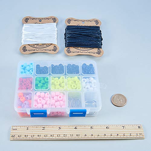 SUNNYCLUE 1 Box 600+Pcs 10 Sets Bead Pets Kit 8mm Large Pony Beads Animals Keychain Kit Video tutorials Gecko Lizard Spacers for Christmas Adult Women Gift Fun Supplies Paper Instruction - color: 8mm Pony Beads Kit Cute Animal Themed