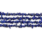 5-8mm Natral Healing Gemstone Waist Bracelets Necklace Kit Irregular Stone DIY Crafts Design Jewelry Making 1 Strand per Bag Approxi 34 inch (Blue Lapis Lazuli Chips) - color: Blue Lapis Lazuli Chips