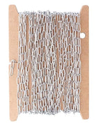 THREENEST 16.4-Feet Width 2.5mm Stainless Steel Paperclip Chains, Soldered Cable Long Craft Chain for Necklace Bracelet Earring Jewelry Making (2200-5M) - color: Stainless Steel, size: Width 2.5mm-16.4 Feet
