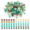 Fashewelry 100pcs 3mm Faceted Round Crystal Beads Small Natural Mixed Stone Beads for Bracelet Necklace Earrings DIY Jewelry Making - color: 03mm-Mixed-3