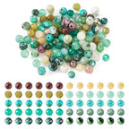 Fashewelry 100pcs 3mm Faceted Round Crystal Beads Small Natural Mixed Stone Beads for Bracelet Necklace Earrings DIY Jewelry Making - color: 03mm-Mixed-3