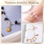 Joez Wonderful Links Bail Beads, Hypoallergenic Alloy Column Spacer Beads - color: Style B, 80 Gold