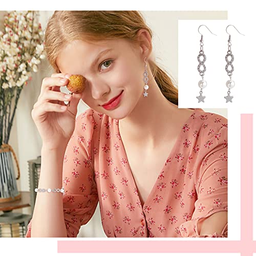 SUPERFINDINGS 48Pcs 3 Style Alloy Rhinestone Links Connectors Metal Infinity Pendants Connectors Infinity Symbol Connexter Link for DIY Jewelry Making