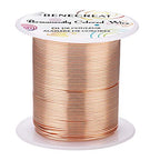 BENECREAT 20 Gauge 32 Yards Jewelry Beading Wire Tarnish Resistant Copper Wire for Beading Wrapping and Other Jewelry Craft Making - color: Copper, size: 20 Gauge