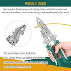 18 in 1 Foldable Wire Stripper,wire strippers foldable cable cutters, Cable Cutters with Plier