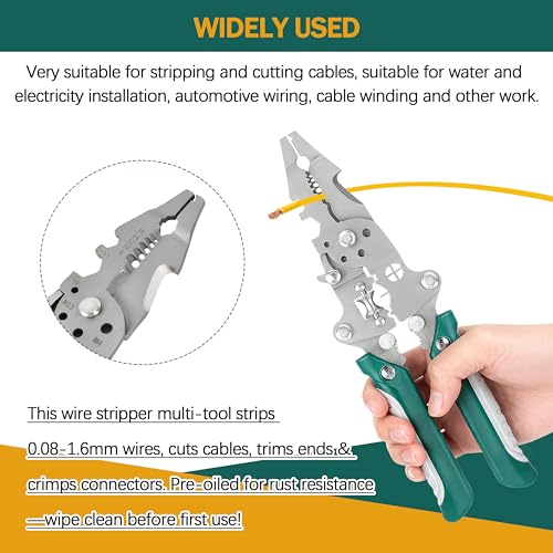 18 in 1 Foldable Wire Stripper,wire strippers foldable cable cutters, Cable Cutters with Plier