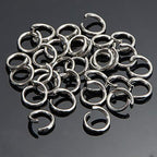 DanLingJewelry 1000 pcs 304 Stainless Steel 18 Gauge Open Jump Rings 8mm for Jewelry Making Connectors Jewelry Finding - color: 1000 pcs - ф8mm δ 1.2mm