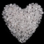 400pcs Natural Chip Stone Beads for Jewelry Making Clear Quartz 5-8mm Irregular Gemstones Healing Crystal Loose Rocks Bead Hole Drilled for Ring Earrings Necklace Bracelet Making DIY Art Crafts - color: Clear Quartz (2 Strands-62")