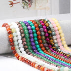 Natural Dragon Bloodstone Beads 8mm Round Stone Beads for DIY Bracelets Necklace Earrings Making 45pcs - color: Dragon Bloodstone, size: 8mm