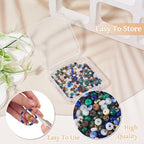 Beadthoven 300pcs 4mm Mixed Gemstone Rondelle Beads 10 Styles Flat Round Disk Abacus Natural Stone Beads Spacers Smooth Energy Healing Crystal Spacers for DIY Jewelry Making Bracelets Necklace - color: Rondelle-Mix, size: 4mm