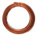 The Beadsmith Half-Round Craft Wire – Soft Temper Jewelry Wire, Antique Copper Color, 18 Gauge, 7 Yards - color: Antique Copper, size: 18 Gauge