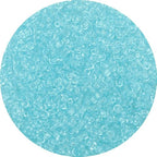 2000pcs Transparent Blue Glass Seed Beads, Colorful Tiny 4mm Beads for Jewelry Making, Beading Supplies. - color: Transparent Blue