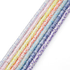 Pandahall 7-Strand Flat Round Heishi Beads - 6mm Clay Spacer Beads Kit, 7 Colors (Spot Style), for Friendship Bracelet & Necklace Earring Making - color: 7 Colors - Spot
