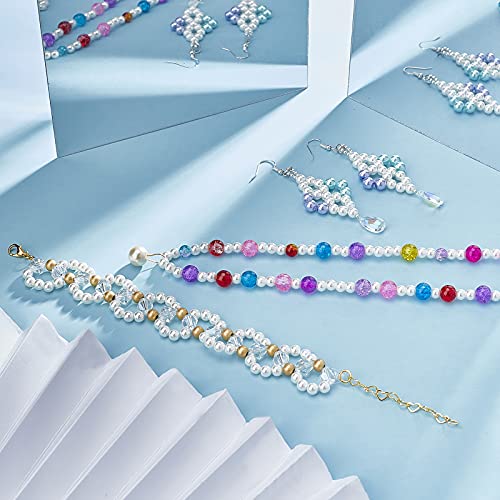 PH PandaHall 80 Yards 0.3mm Transparent Beading Line Clear Fishing Line Invisible Nylon Thread Jewelry String Wire Beading Cords String for Christmas Party Decor, Seed Beads Jewelry Bracelet Making - size: 0.3mm